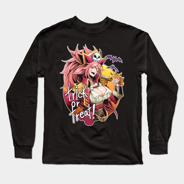 Baiken Guilty Gear Strive Long Sleeve T-Shirt by 1001 Artwork